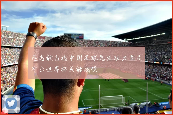 范志毅当选中国足球先生助力国足冲击世界杯关键战役